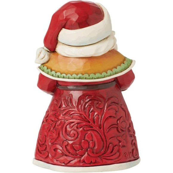 Enesco Jim Shore Heartwood Creek Santa Holding a Cardinal Miniature Figurine - Picture 3 of 5